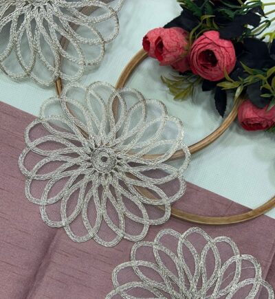 Golden Zari Turkish Cord 6'' Lace