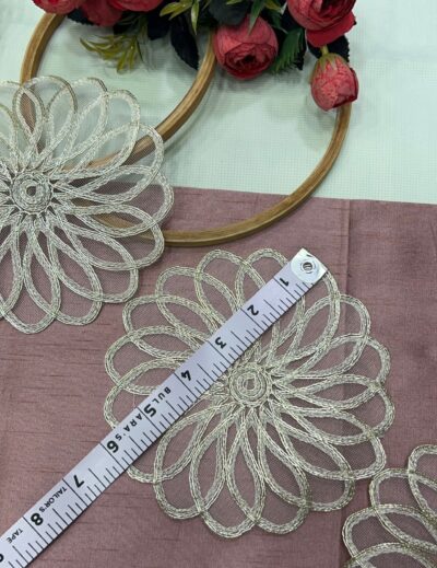 Golden Zari Turkish Cord 6'' Lace - Image 2