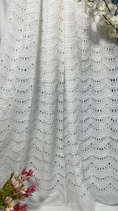White Hakoba Fabric