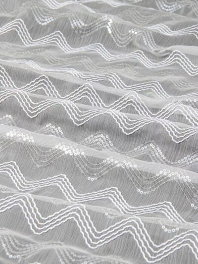 Organza Sequins Fabric - Image 2