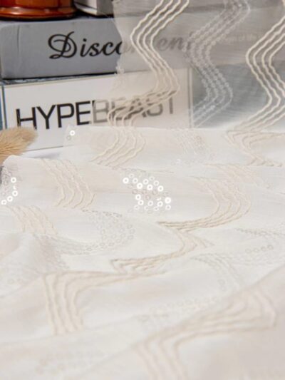 Organza Sequins Fabric - Image 3