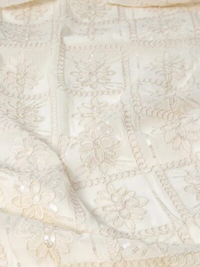 Cord With Sequins Fabric - Image 4