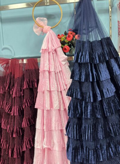 Velvet Frill Fabric